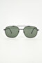 Phedra Gunmetal Metal Sunglasses - 4