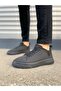 Jy204 Flex Lace-Up Linen Men's Casual Sneaker - Black - 6