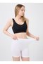 Pereto Model Soft Fabric Non-Marking Body-Hugging Sports Shorts White Color