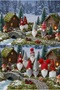 Christmas Ornament Gnome Scandinavian Lucky Dwarf 1 Piece Mixed Shipped 14 cm - 3
