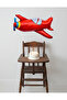 1 Piece Red Cute Airplane Foil Balloon
