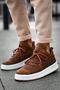 Zrc219 Laser Premium Lace-Up Men's Shoes Tan