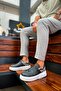 Sauerbergg high quality lace-up thick sole men's sneaker anthracite - 2
