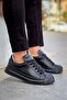 Artenay Premium Lace-Up Men's Sneaker Black - 6