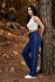 Unisex Two-Thread Elastic Waist Oversized Wide-Leg Baggy Sweatpants