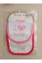 4-Piece Baby Bib Girl Baby Bib 100% Cotton and Embroidered Drop-Bib with Scarf and Snap Buttons - 3