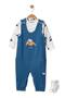 Baby Boy 3-Piece Ribbed Romper Set with Car and Badge Socks – Bodysuit, Romper and Socks |   3-6-9 Months - 2