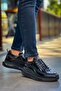 Zrc2419 Premium Special Sole Men's Sneaker Black Patent Leather - 5