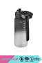 650ml New Double Color Leak-Proof Bpa-Free Motivational Tritan Water Bottle with Lockable Lid - 2