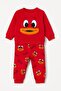 Baby Girl/Boy Unisex Duck Patterned 2-Piece Set Sweatshirt and Bottoms 6-9-12-18 Months - 3