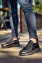 Zrc2419 Premium Special Sole Men's Sneaker Black Patent Leather
