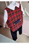 Plaid Vest Suit - 4
