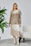 Women's Knitwear Cardigan Stoned Standard Size Mink - 5