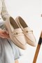 Women's Ballerina Buckle Detailed Stylish Anatomical Ballerina Shoes Comfortable Sole Daily Business Office Ballerina - 4