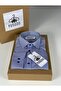 Men's Long Sleeve 100% Cotton Striped Regular Fit Shirt - 2