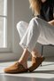 Land of Cork Anatomical Unisex Genuine Fur Indoor Slippers Natural Cork Sole Arch Supported House Slippers - 2