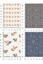 Set of 6 50x50 cm 100% Cotton Patchwork Fabric – For Sewing and Handicrafts - 6