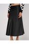 15806 Satin Skirt - Black - 4