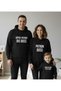 Patron Printed Father, Mother, Child Combination Hoodie