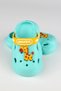 Non-Slip Sole Girls' Slippers Zurafa Mint Green Yellow - 4