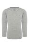 Boy's Long Sleeve Thermal Top Underwear Cotton Sh Fleece-Lined Gray Melange Flexible 6390 - 3