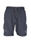 Men's Swim Shorts with 2 Zipper Pockets Cotton Water Absorbent Lining Anthracite Bs-229 - 3