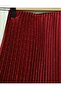 Stoned Pleated Skirt -Red - 7