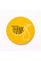 Mustard Yellow'Thank You' Sticker (4X4Cm) - 48 Pieces |   A Warm Touch to Your Packages - 5