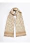 Women's Monoplay Jacquard Scarf Cream - 2