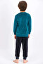 Rolypoly Formula Green Boys Velvet Tracksuit Set - 4