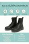Women's Boots Non-Slip Thermo Sole Water Resistant Zippered Lace-Up Full Mold - 8