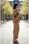 Women's Argyle Pattern Sweater Knitwear Dress - 2