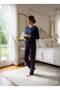 Women's Modal Fabric 100% Cotton Plaid Luxury Pajama Set - 4