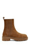 Women's Mink Zippered Thick Soled Suede Leather Boots 25Wfd187710
