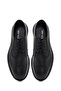 Men's Black Lace-Up Leather Casual Shoes 25Wfd7604Ft - 7
