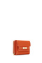 Women's Orange Printed Wallet 000A2D5619Cv - 4