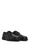 Men's Black Lace-Up Leather Casual Shoes 25Wfd7604Ft - 3