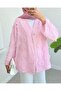 One Button Tassel Detailed Slit Kimono -Powder - 5