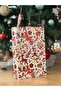 White Mixed Christmas Gift Cardboard Bag
