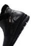 Women's Black Zippered Fur Detailed Leather Comfort Boots 24Wfd 235318 - 7
