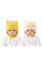 Fleece on the Outside, 100% Cotton on the Inside, 2-Pack Baby Beanie