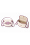 Trendy Model Women's Shoulder Bag with Straw Leather Handles - 2