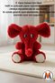 Plush Baby Elephant Toy 22 cm – Soft Plush Sleeping Companion – Cute Elephant - 6