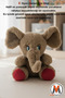 Plush Baby Elephant Toy 22 cm – Soft Plush Sleeping Companion – Cute Elephant - 6