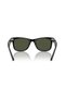2140 Wayfarer Unisex Sunglasses Are Not Polarized, the Lens Color Is Dark Green... - 3