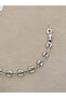 Premium Zircon Stone Steel Bracelet Silver Color Modern Design - 5
