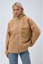 Camel Katerina Faux Fur Jacket 6110-08 R1-P-K4 - 4