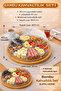 9-Compartment Bamboo Lid Breakfast Tray - 4