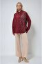 Burgundy Moon Figured Stone Embroidered Poplin Shirt 3440 - 7