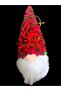 Gnome Luck Dwarf (15 cm) – Christmas Ornament Decoration with Red and Green Sequined Hat